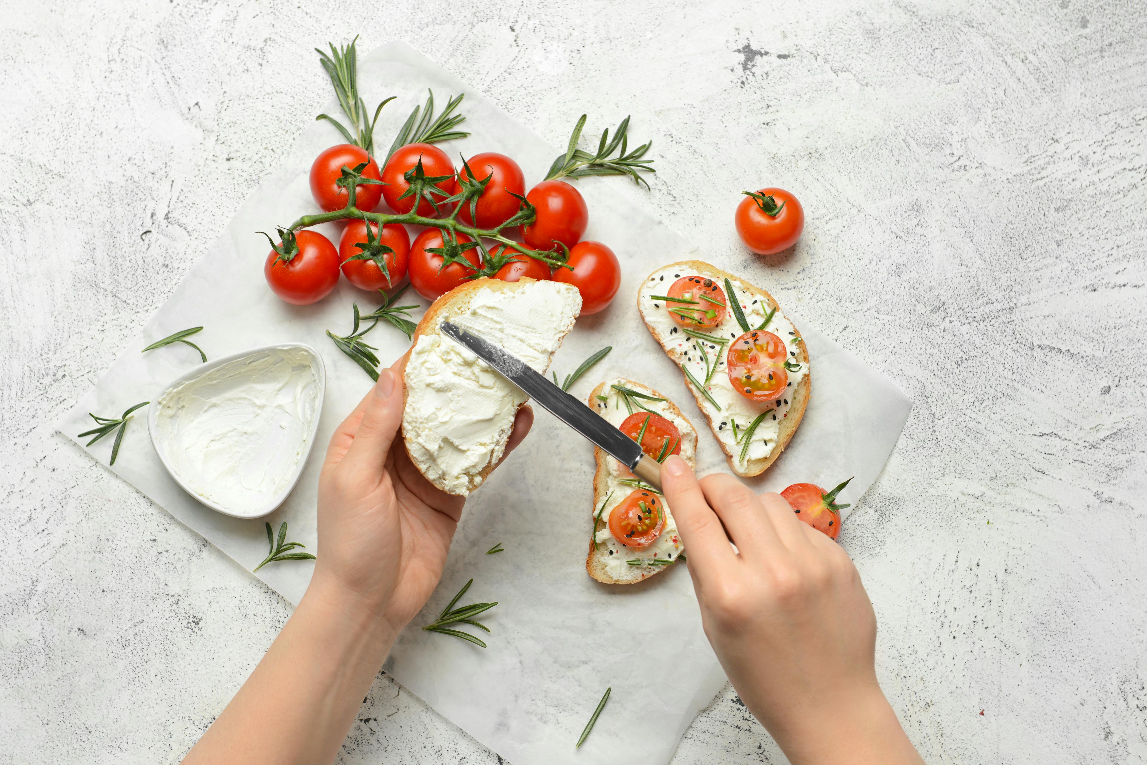 afbeelding van een vegan spread